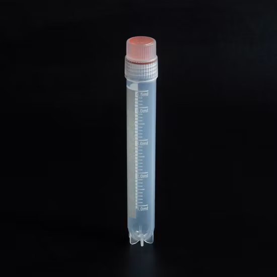 High Quality Conical PP External Cryovials Micro Tubes Liquid Nitrogen Cryogenic Storage Vials
