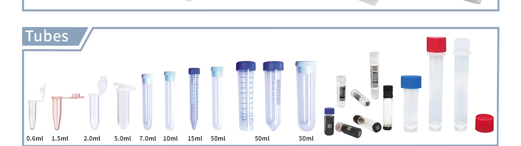 Transparent PP Plastic 1.5ml Centrifuge Tube